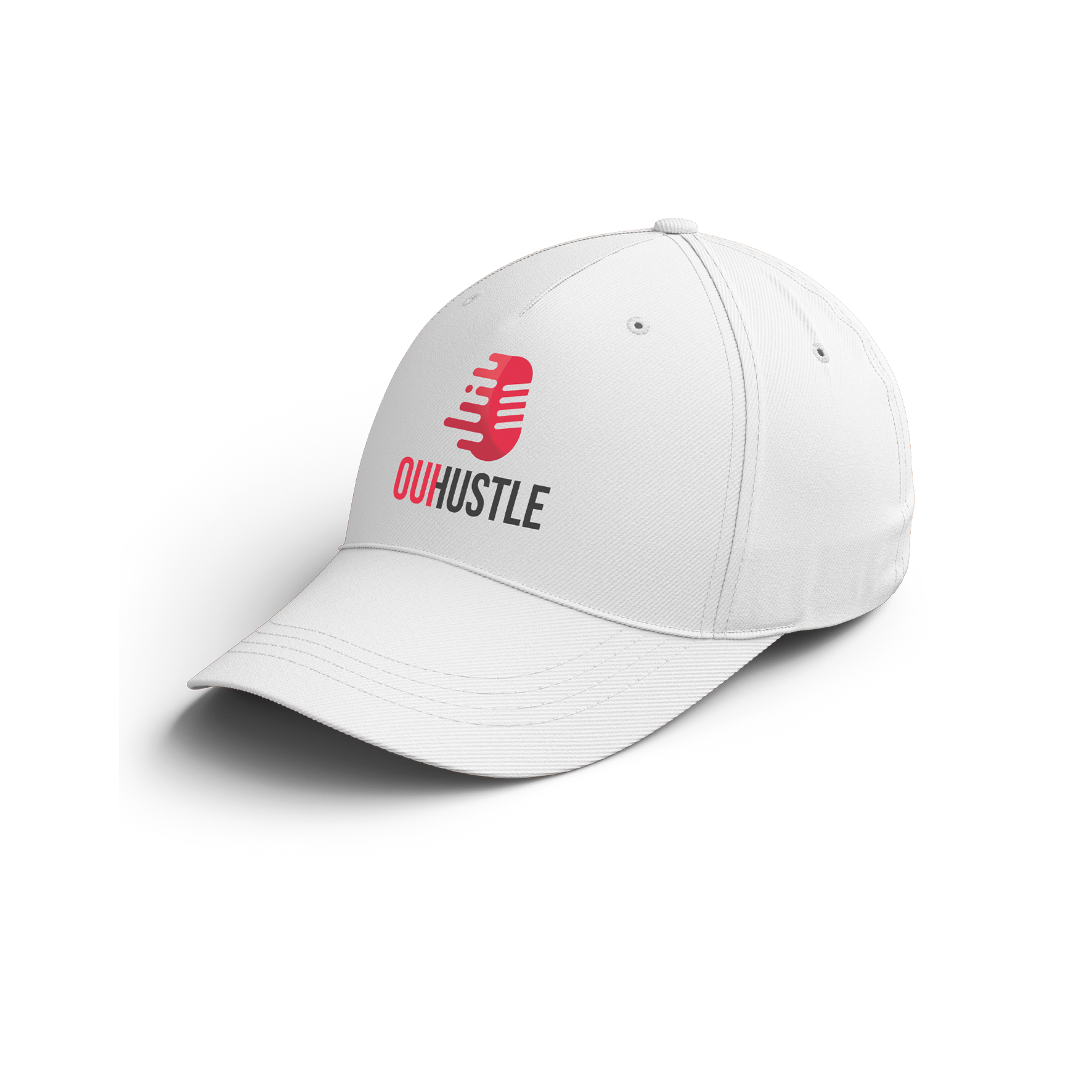 CASQUETTE BLANCHE "OUI HUSTLE"